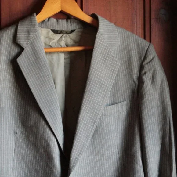 Pierre Balmain customed tailored wool suit jacket and pants set